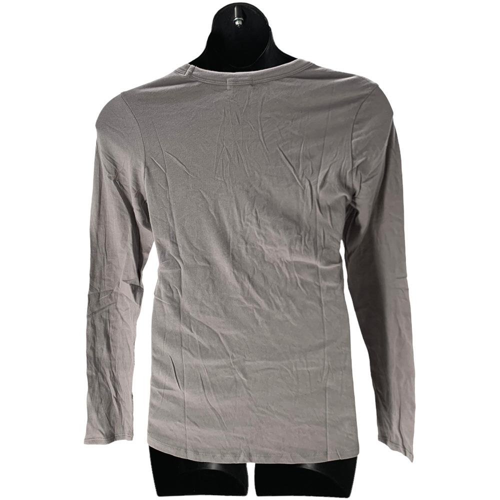Barefoot Dreams Malibu Collection Loose Jersey Tee Dove Gray - Regular - Picture 2 of 3